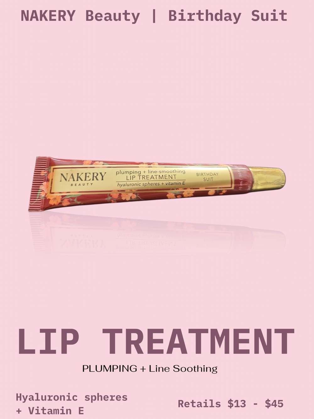 Nakery Beauty Plumping Lip Treatment - BIRTHDAY SUIT
